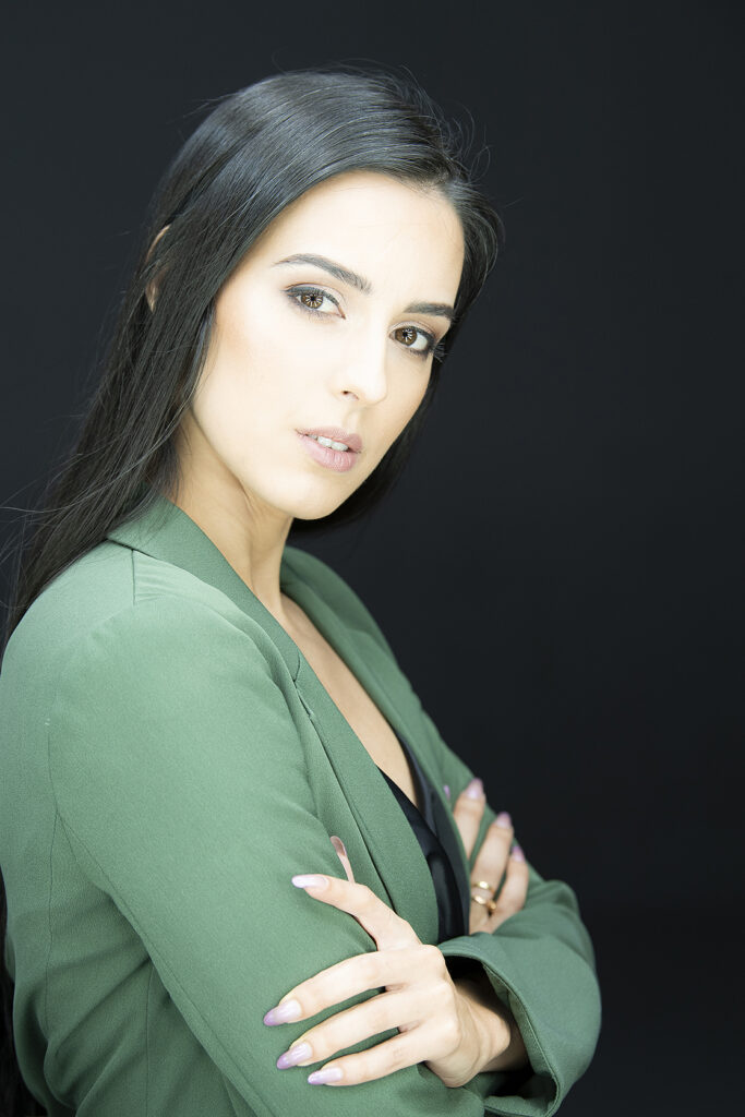 Corporate Headshots Professional Female LinkedIn portrait by Kevin Mark Pass makeup by Storm Pass Makeup